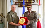 وزير الدفاع الوطنى التونسى يستقبل رئيس الإتحاد العربى للرياضة العسكرية