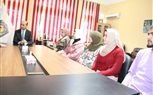رئيس جامعة دمنهور يلتقي بأبنائه الطلاب ذوي الهمم بقطاع النوبارية