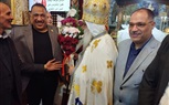 الأستاذ هيثم الهواري والمهندس عماد النجار يهنئان نيافة الأنبا ثيؤدوسيوس أسقف الجيزة والأخوة الأقباط بعيد الميلاد المجيد