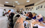 انطلاق الورش الفنية لمهرجان دمنهور الدولي لكاريكاتير المرأة البريدي وورشة المرج خيط 