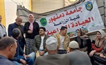 بالتنسيق مع جامعة دمنهور ..تقديم خدمات متنوعة خلال قافلة سكانية شاملة بقرية زاوية مسلم بالدلنجات 