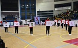 وزير الرياضة يفتتح البطولة (الافرو عربية) للكرة الطائرة جلوس