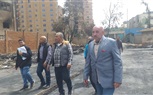 حى العمرانية يعاين موقع حريق استوديو الأهرام 
