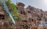  إيقاف أعمال تشطيب عقار بدون تصريح بشارع  محمود الحلوانى
