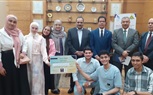 رئيس جامعة بنها يكرم الفائزين في مسابقة عباقرة الجامعة الموسم الخامس
