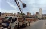 أبرز جهود الإنارة العامة بدسوق.. صيانة وإصلاح 324 عمود ومحول وعداد إنارة