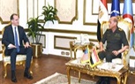 الفريق أول محمـد زكى القائد العام للقوات المسلحة يلتقى منسق الشرق الأوسط وشمال أفريقيا لمجلس الأمن القومى الأمريكى