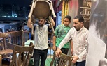 حملة اشغالات مسائية بشارع ترعة الزمر