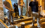 إيقاف أعمال تشطيب محل بدون تصريح بشارع عيد اللولى العمرانية الشرقية