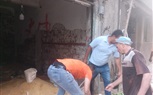 إيقاف أعمال تشطيب محل بدون تصريح بشارع حسب النبي من شارع أحمد كامل 