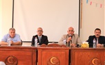 رئيس جامعة كفر الشيخ يشهد اللقاء التعريفي لطلاب كليتي الطب البيطري والتمريض بالجامعة الأهلية