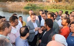 محافظ المنوفية يزور المواقع المتضررة من ارتفاع منسوب المياة ويوجه بتقديم الدعم اللازم