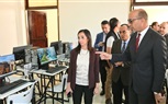 محافظ البحيرة ورئيس جامعة دمنهور يتفقدان الجامعة الأهلية بالبستان