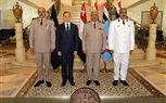 وزير الدفاع والإنتاج الحربى يستقبل وزير الداخلية ووفد من قيادات الشرطة لتقديم التهنئة بمناسبة الإحتفال بذكرى انتصارات أكتوبر 