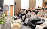 الفريق أول عبد المجيد صقر وزير الدفاع يشهد مناقشة البحث الرئيسى لمركز الدراسات الإستراتيجية للقوات المسلحة