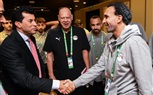وزير الشباب والرياضة وأبو ريدة يتفقدان بعثة المنتخب المصري المشاركة في بطولة كأس العرب بقطر