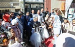 محافظ كفر الشيخ يتفقد معرض الأنشطة والأعمال اليدوية لطلاب ذوي الهمم بمدرسة النور للمكفوفين