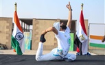 سفارة الهند تحتفل باليوم العالمي الثاني عشر لليوجا 2026 عند أهرامات الجيزة