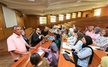 رئيس جامعة كفر الشيخ يتفقد اختبارات القدرات بكلية الفنون والتصميم بالجامعة الأهلية