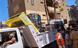 حملة مرافق مكبرة بالمنشاة لرفع الإشغالات وتيسير حركة المواطنين   