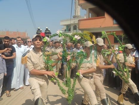 الشرقية تودع شهيد الشرطة ايمن محمود عبدالعظيم