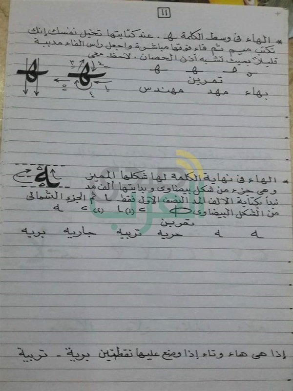 قبطي يعد مذكرة لتعليم الخط العربي ويوزعها مجانًا بالقليوبية