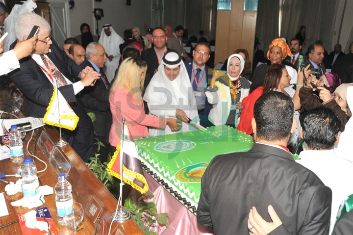 بالصور الاحتفال باليوم الوطنى السعودى خلال المؤتمر الاول للارشاد التربوى