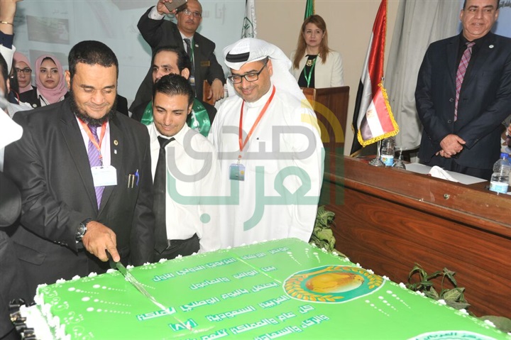 بالصور الاحتفال باليوم الوطنى السعودى خلال المؤتمر الاول للارشاد التربوى