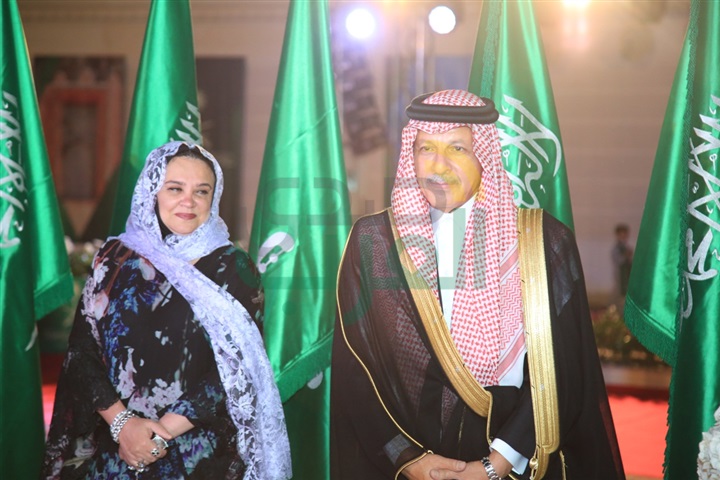 بالصور .. أحمد قطان يستقبل الوزراء والسفراء وكبار رجال الدولة خلال الاحتفال باليوم السعودي الـ 87