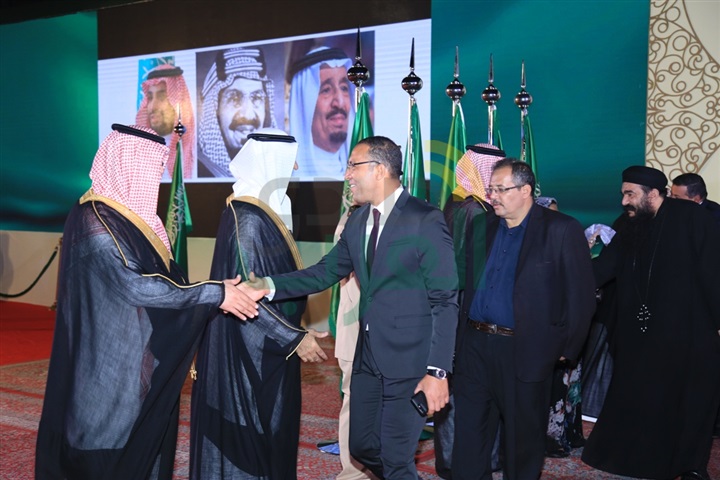 بالصور .. أحمد قطان يستقبل الوزراء والسفراء وكبار رجال الدولة خلال الاحتفال باليوم السعودي الـ 87