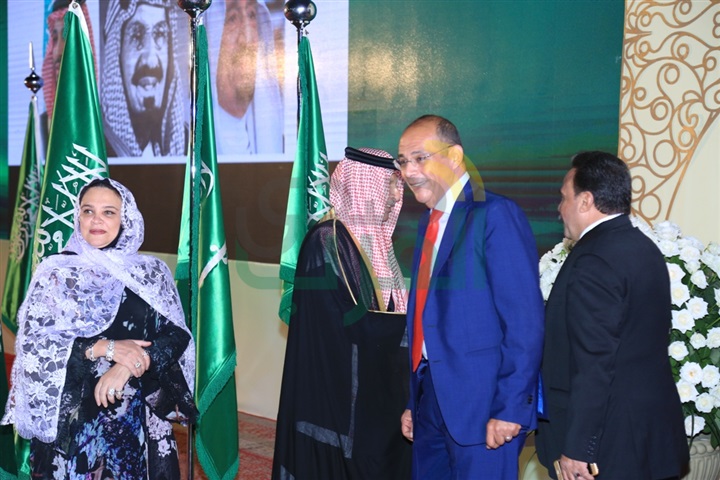 بالصور .. أحمد قطان يستقبل الوزراء والسفراء وكبار رجال الدولة خلال الاحتفال باليوم السعودي الـ 87
