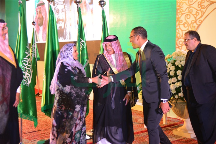 بالصور .. أحمد قطان يستقبل الوزراء والسفراء وكبار رجال الدولة خلال الاحتفال باليوم السعودي الـ 87