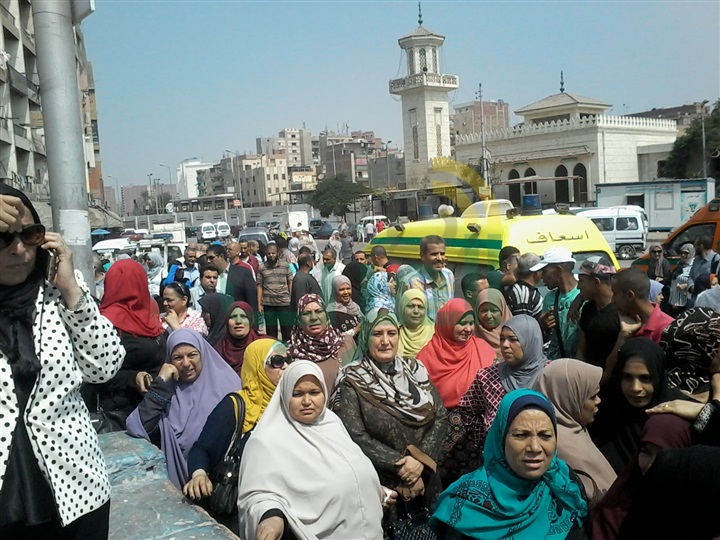 هيئة الأزمات والكوارث بالقوات المسلحة تخلى مبنى مديرية تعليم القليوبية