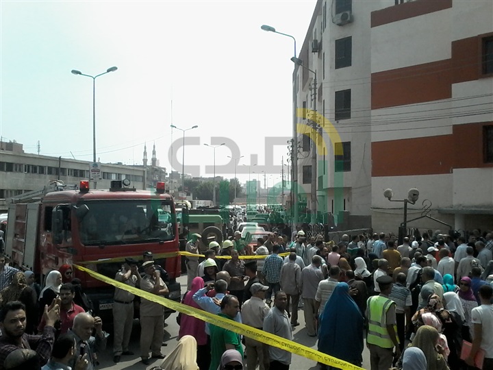 هيئة الأزمات والكوارث بالقوات المسلحة تخلى مبنى مديرية تعليم القليوبية