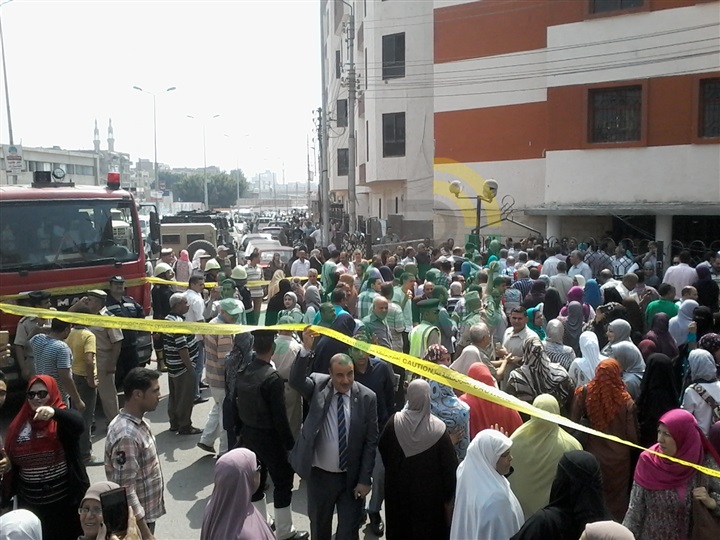 هيئة الأزمات والكوارث بالقوات المسلحة تخلى مبنى مديرية تعليم القليوبية