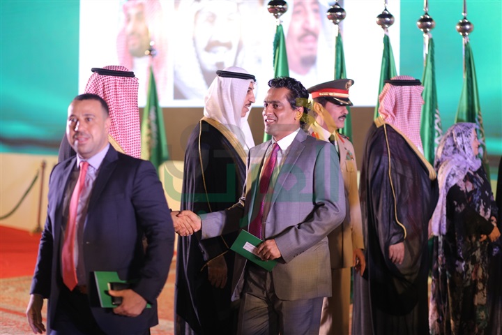 بالصور .. أحمد قطان يستقبل الوزراء والسفراء وكبار رجال الدولة خلال الاحتفال باليوم السعودي الـ 87