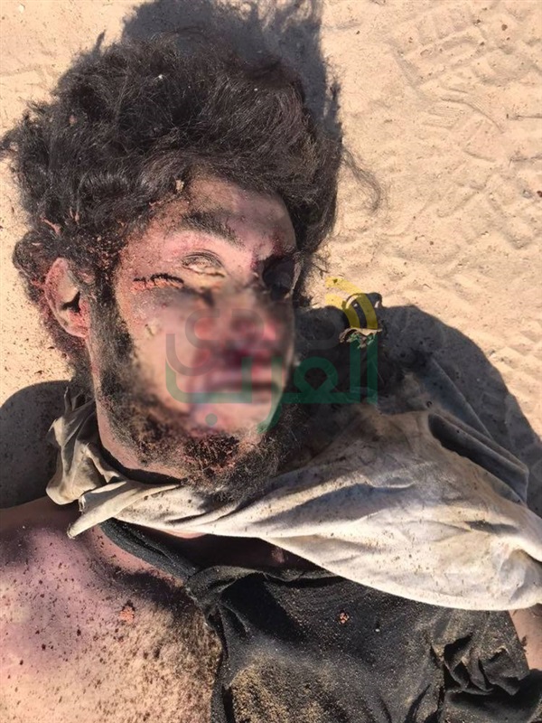 شاهد.. صور جثث العناصر الإرهابية المهاجمة لنقاط تأمين منطقة القواديس