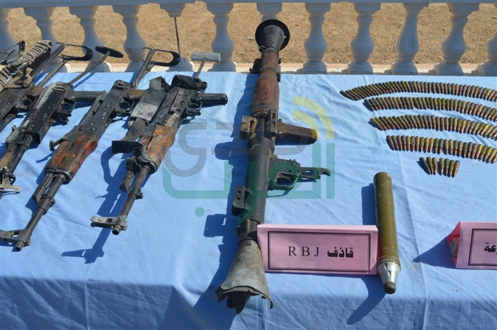 قوات إنفاذ القانون بالجيش الثانى الميدانى تتمكن من القضاء على عدد "6" فرد تكفيرى شديدى الخطورة 