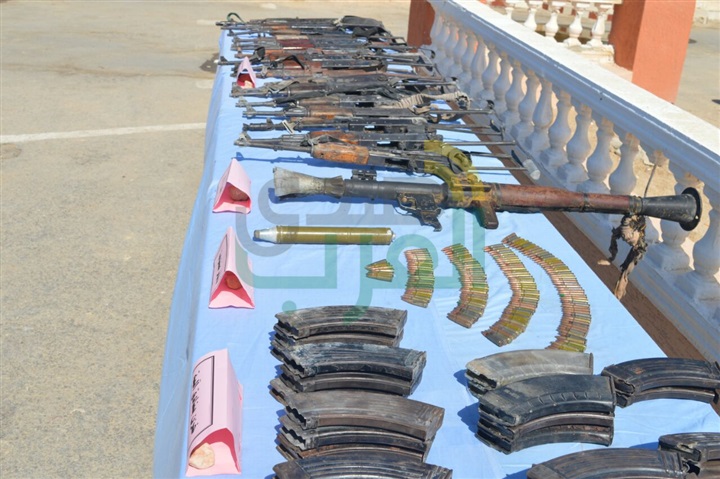 قوات إنفاذ القانون بالجيش الثانى الميدانى تتمكن من القضاء على عدد "6" فرد تكفيرى شديدى الخطورة 