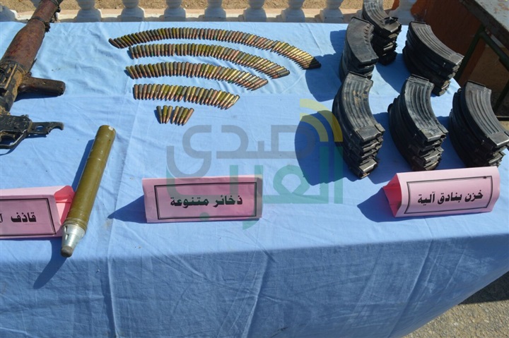 قوات إنفاذ القانون بالجيش الثانى الميدانى تتمكن من القضاء على عدد "6" فرد تكفيرى شديدى الخطورة 