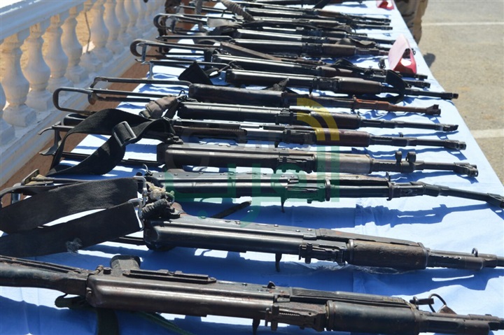 قوات إنفاذ القانون بالجيش الثانى الميدانى تتمكن من القضاء على عدد "6" فرد تكفيرى شديدى الخطورة 