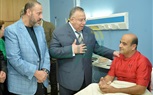 بالصور.. وفد برلماني يزور مصابي الشرطة في 