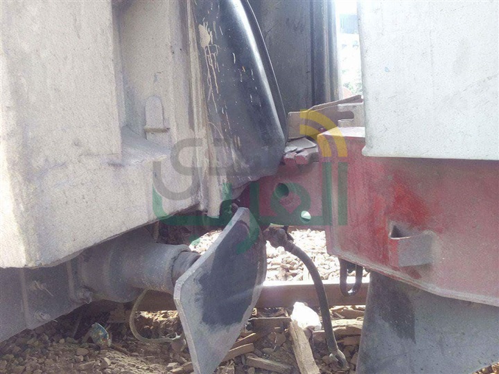 ننشر صور خروج قطار عن قضبان السكة الجديد بقليوب