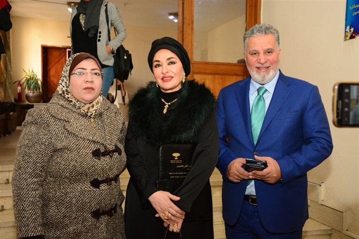 نوال الصباح ضيف شرف المؤتمر الثانى والعشرون الذى تنظمة وحدة بحوث الأزمات