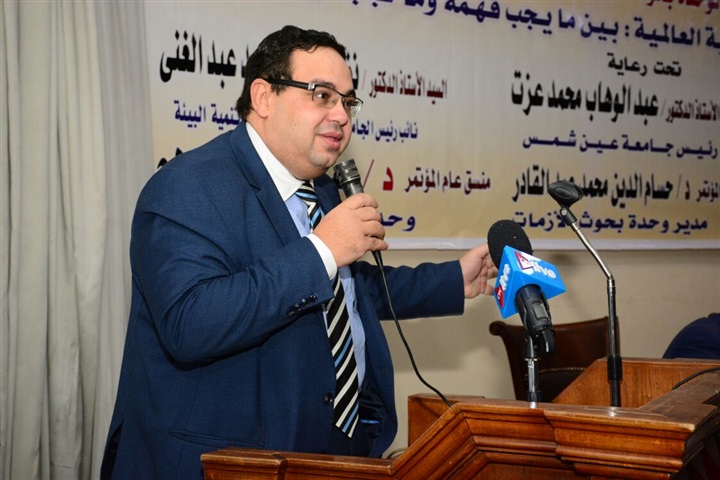 نوال الصباح ضيف شرف المؤتمر الثانى والعشرون الذى تنظمة وحدة بحوث الأزمات
