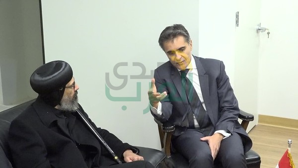 بالصور.. قنصل مصر في نيويورك: إن مصر لن تغفل لها عين قبل أن تثأر لأبنائها