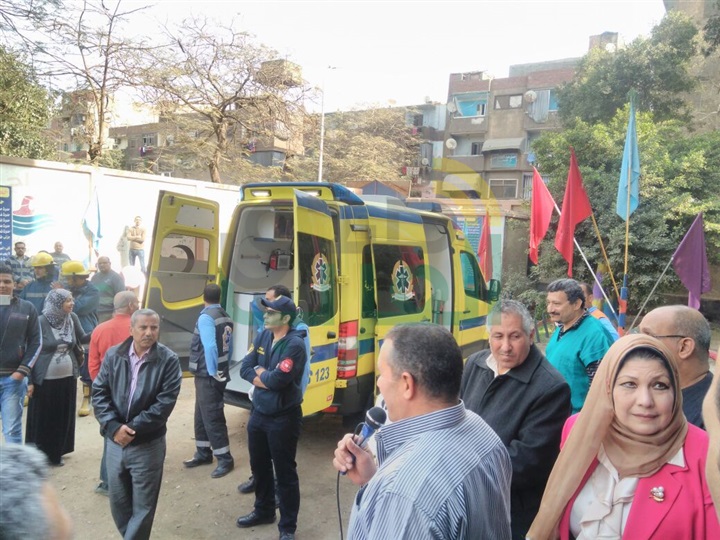 التعليم تجرى تجربة عملية لإخلاء مدرسة الأمل للصم والبكم لمواجهة الأزمات والكوارث