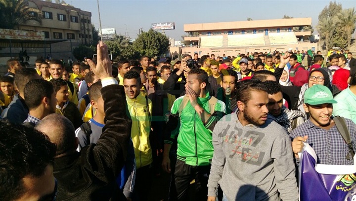 أول وقفة احتجاجية فى جامعة مصرية رفضًا لقرار تهويد القدس