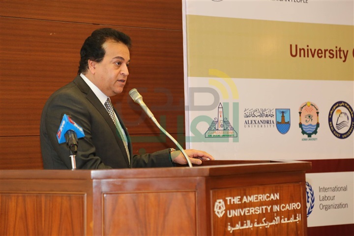 وزير التعليم العالى يفتتح 20 مركزًا للتطوير المهنى بالجامعات بالتعاون مع الجامعة الأمريكية 
