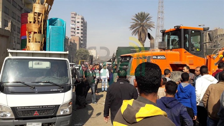 بالصور.. مدير أمن الجيزة يقود حملة مكبرة لرفع الاشغالات بـ"ناهيا"